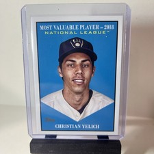 2025 Topps Update Series Christian Yelich #MV-10 Most Valuable Player Insert