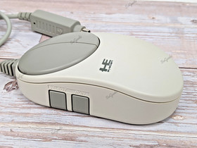 PC Engine Mouse PI-PD10 Gray Color Japan CIB with Manual Instructions