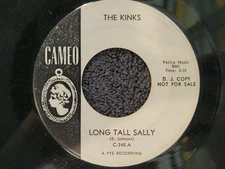 KINKS LONG TALL SALLY I TOOK MY BABY HOME WHITE LABEL PROMO WLP DJ COPY CAMEO