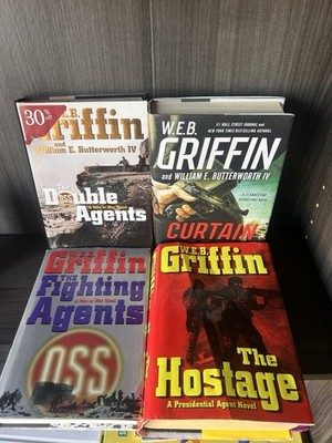 W.E.B. Griffin Lot of 4 Hardcover  (0965)