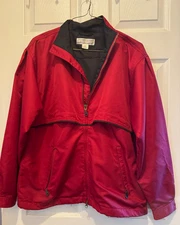 CUTTER AND BUCK  CB WEATHER TECH JACKET SMALL LINED ZIPPER POCKETS