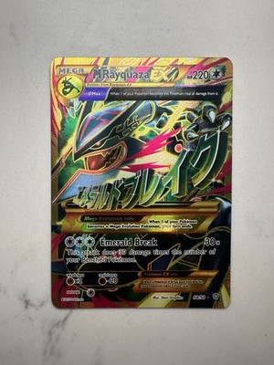 M Rayquaza EX (Shiny Full Art) 98/98 XY - Ancient Origins Holo LP