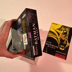 Batman Returns SNES Complete Super Nintendo CIB vintage game 90s TESTED