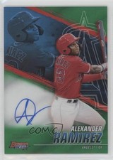 2021 Bowman's Best of Green Refractor 10/99 Alexander Ramirez #B21-AR Auto fm0