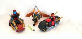 LEGO &reg; Ninjago 70600 ninja bike chase / ninja bike hunt incl. minifigures Kai Nya