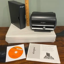 Media Holder CD DVD Games Discs Storage DiscGear Selector 50 Black w/Album NOS