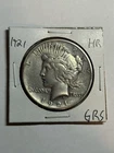 1921 Peace Silver Dollar $1 XF High Relief Key Date