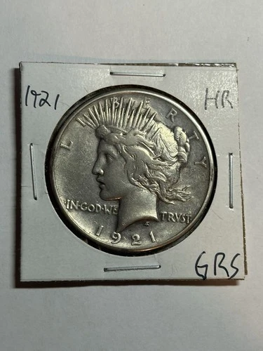 1921 Peace Silver Dollar $1 XF High Relief Key Date