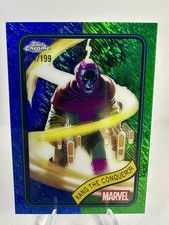 2025 Topps Chrome Sapphire Marvel #181 Kang The Conqueror 167/199 Green/Blue NM