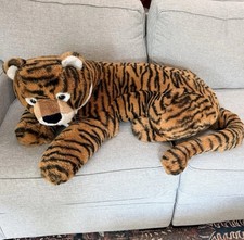 Peluche de tigre enorme grande 52 pulgadas juguete de peluche Jumbo Jungle Big Cat Kellytoy