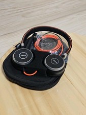 Jabra Evolve 40 UC Stereo Wired Headset HSC017 w Link Controller ENC010 OPEN BOX