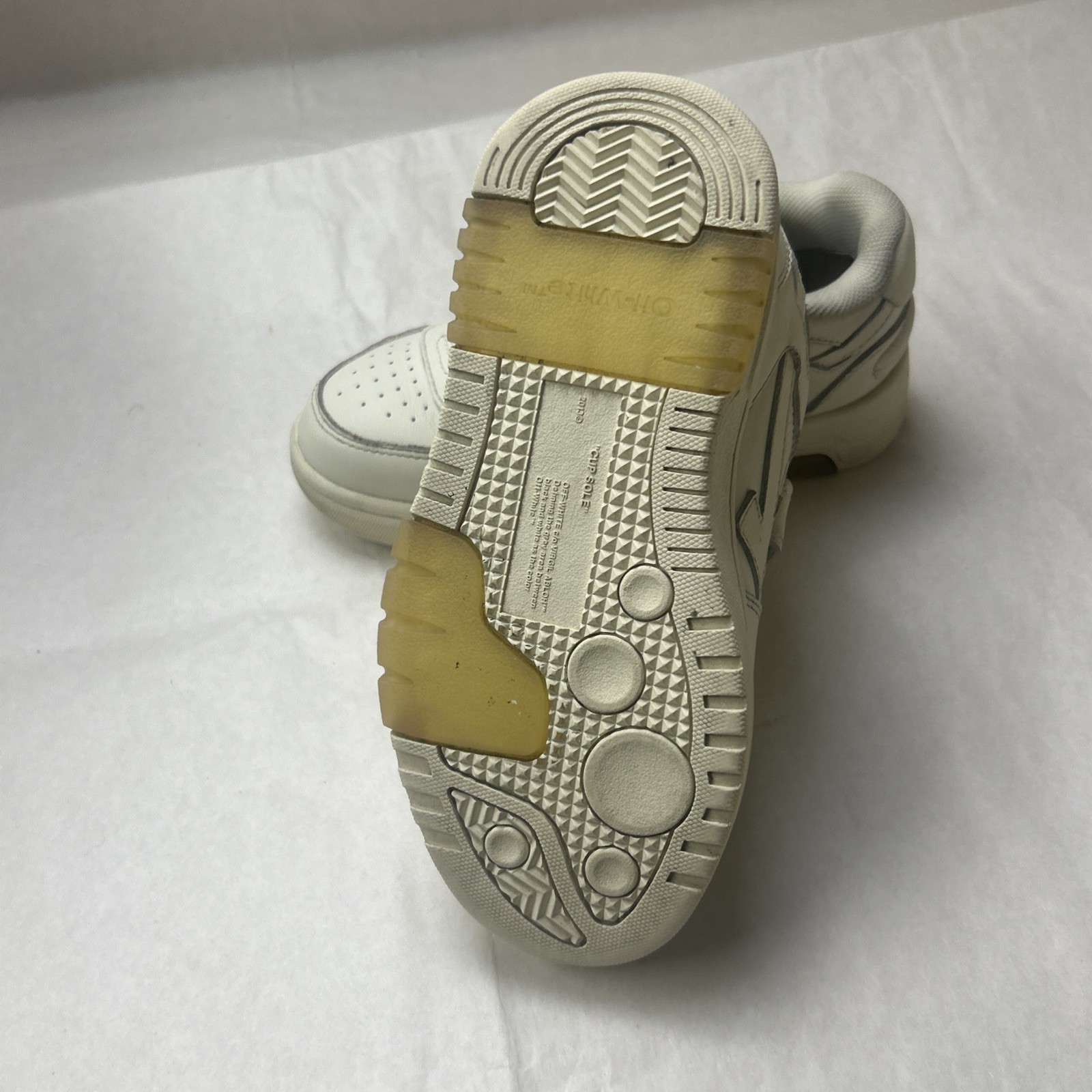 Off-White Kids OOO Strap Sneakers White Size 28 OBIA008F22LEA001010 thumbnail 12