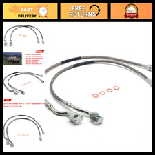 Stainless Steel Front Brake Lines For Chevy Silverado Gmc Sierra 2007-2019 1500