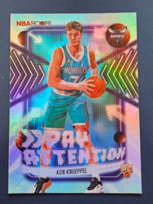#1 2025-26 Topps NBA Hoops Kon Knueppel Pay Attention Insert #PA-19 Rookie RC