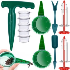 Seed Spreader 12PCS Sowing Seeds Dispenser Set Mini Seed Dispenser for Small ...