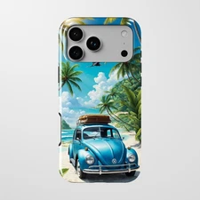 iPhone 17 Tough Case MagSafe Case For Apple iPhone 14-17 Series Beach Buggy Car