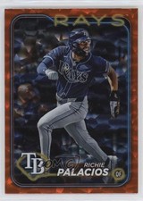 2024 Topps Update Orange Crackle Foilboard 7/299 Richie Palacios #US213 0rd2