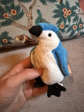 Ty Rocket The Blue Jay Beanie Baby Plush Toy