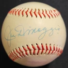 JOE DIMAGGIO SIGNED AUTOGRAPHED BASEBALL / NEW YORK YANKEES / MLB HOF / NO CERT!