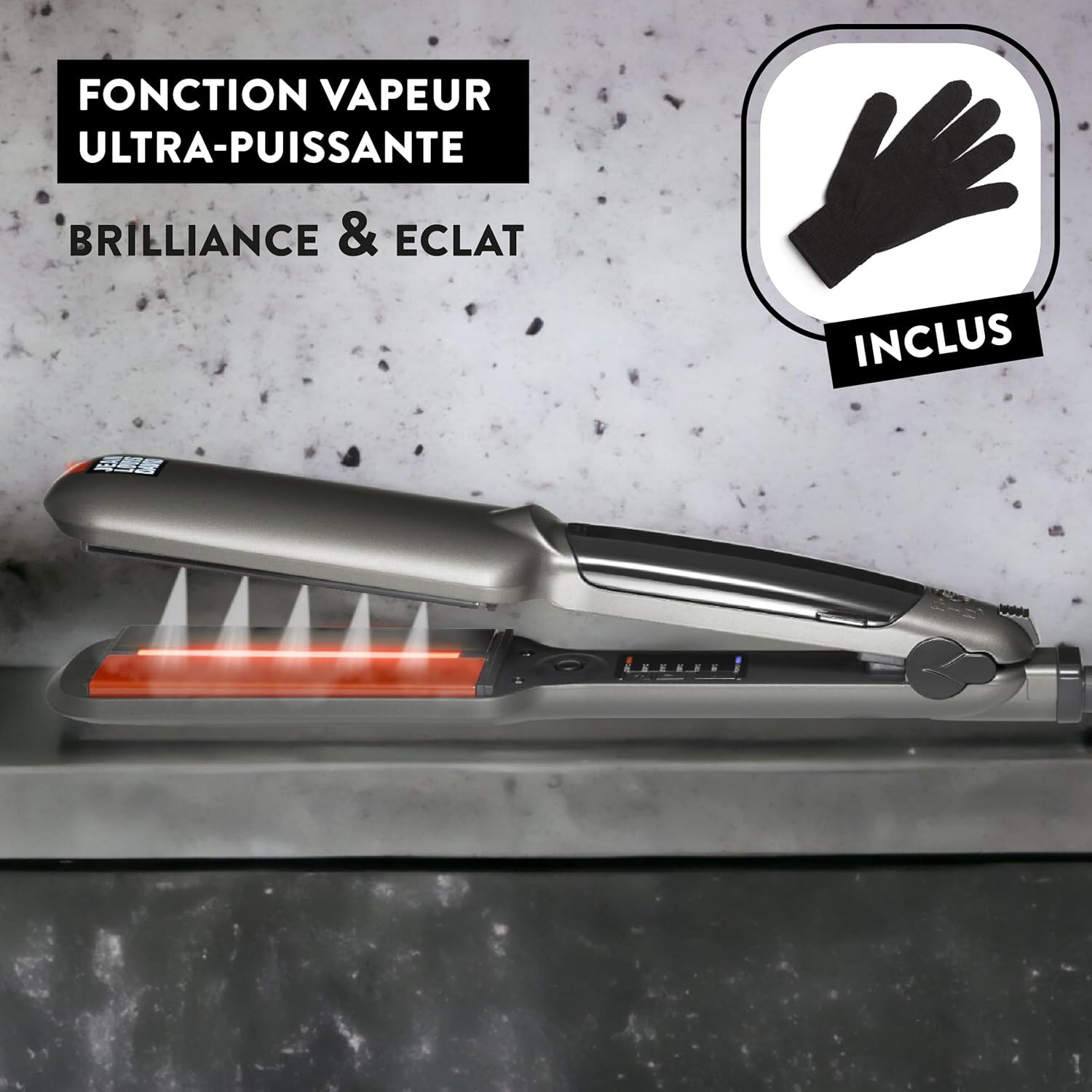 Jean Louis David Steam Protect: Piastra Infrarossi e Vapore Professionale - 3