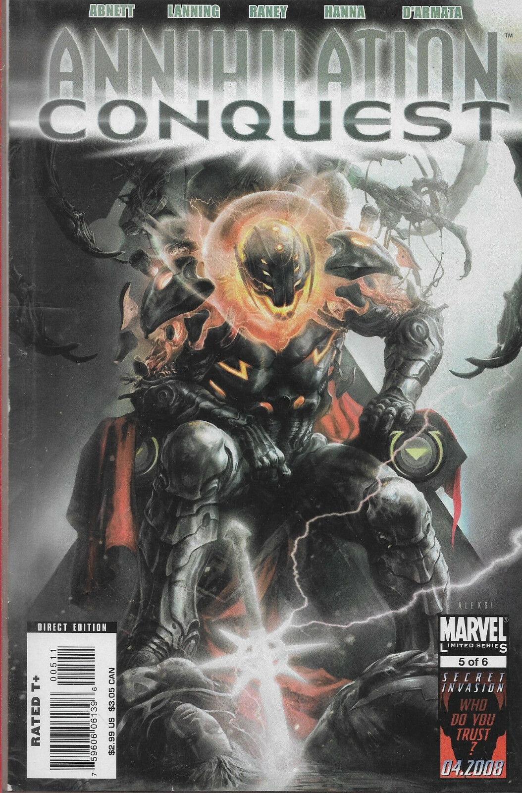 ANNIHILATION CONQUEST (2007) #5 - Back Issue (S)