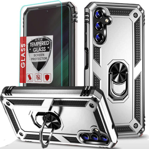 For Samsung Galaxy A25 5G Case Phone Cover Shockproof+ Tempered Glass Protector - Picture 5 of 38