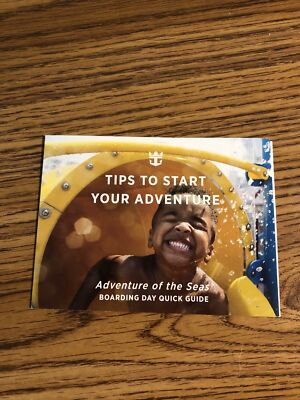 ROYAL CARIBBEAN Adventure of the Seas Cruise Ship Deck Plans-Two Maps 2024 NEW