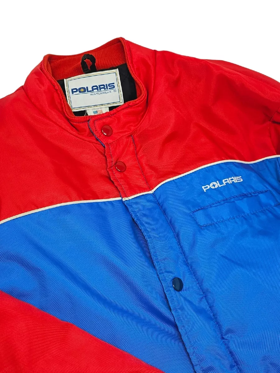 Polaris Winterwear Vintage 80s Nylon Jacket USA Union Made Sz Mens