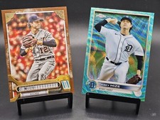 2022 Topps Casey Mize Numbered Card Lot GQ /399 and Chrome /199 Deroit Tigers