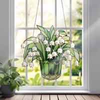 DekohäNger HäNgepflanze Lily FensterhäNger Blumenampel Fensterdeko SonnenfäNger