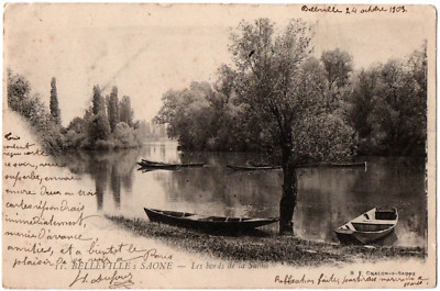 CPA 69 - BELLEVILLE SUR SAONE (Rhone) - 11. Les Bords de la Saône - Einfacher Rücken