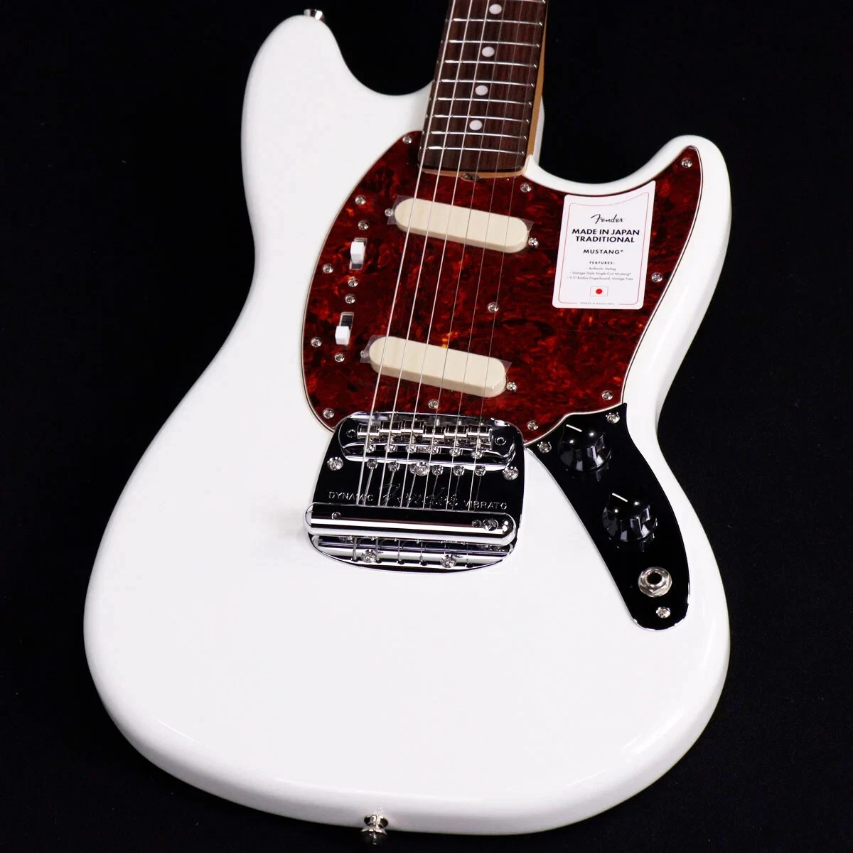 Fender / Made in Japan Traditional 60s Mustang Olympic White Electric Guitar