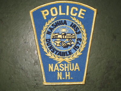 Original Nashua NH Police America USA Polizei Aufnäher       