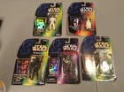 5 NEW on card Kenner Star Wars Power of The Force 1995/1996 Action Figures lot