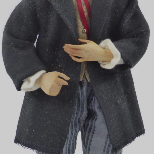 Figura Belén Madera Vestido 23,5 cm Talla Madera Oberammergau (26) - Imagen 9 de 19