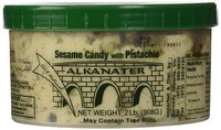 Alkanater Halawa/halva Sesame Candy (pistachio - 2 Lbs) Product Of Lebanon Alkanater Halawa/halva Sesame Candy (pistachio - 2 Lbs) Product Of Lebanon