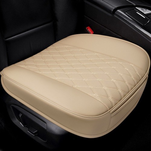 Leather Driver Bottom Seat Cover 3D Luxury Full Surround Chair Cushion Mat Pad - Picture 18 of 36
