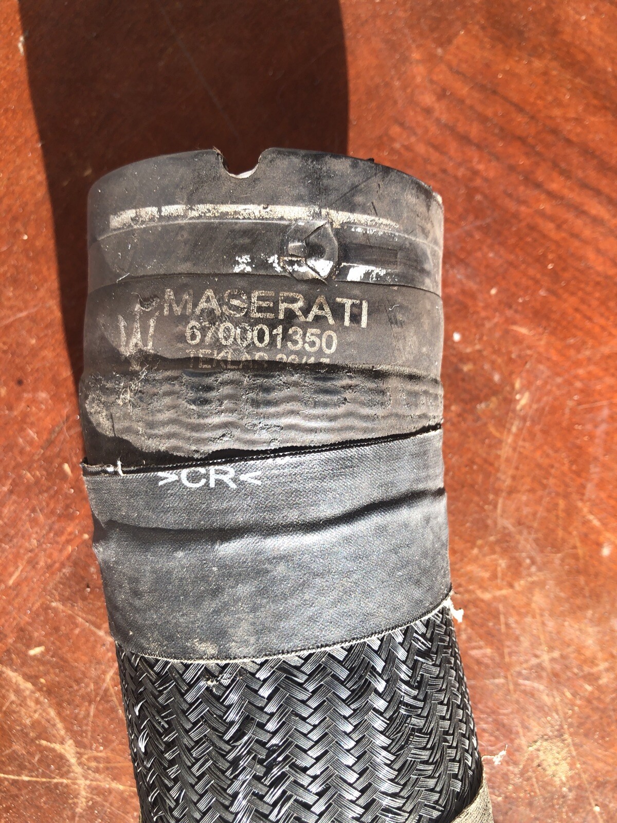 2016-2019 Maserati Ghibli Right Turbo Intercooler Air Sleeve Hose Pipe Tube OEM