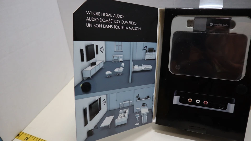 HP Wireless Audio Transmitter Receiver Kit Stream Music to Speakers Open Box - Image 4 of 4