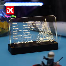 Display King - LED display plaque for Lego The Disney Castle 71040 (NEW)