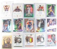 Lot Of 15 Ungraded Collectible NBA Basketball Cards