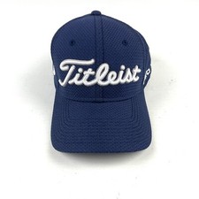 Titleist FJ Pro V1 Golf Sz Small/Medium Mesh Hat Baseball Cap Blue Fitted
