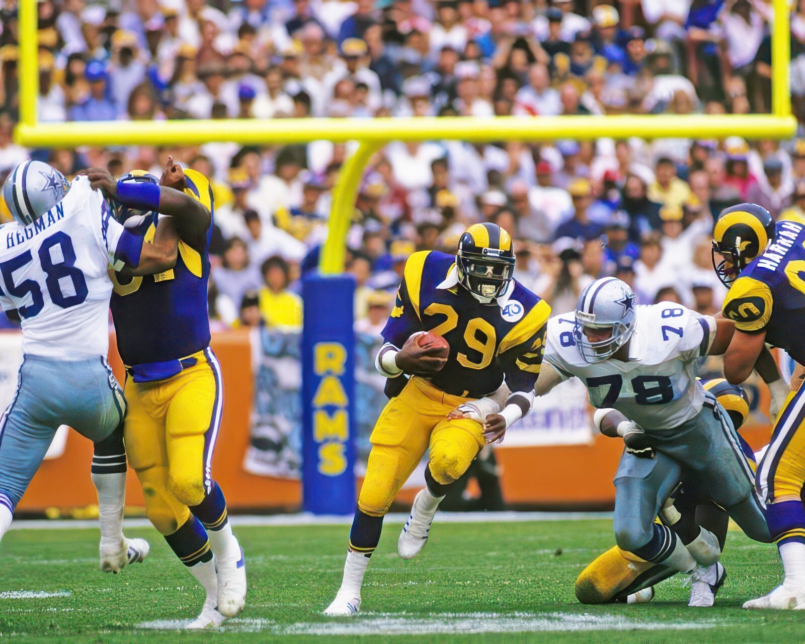 Eric Dickerson #29 Los Angelas Rams NFL 8"X10" Glossy Photo Print 2-SWR