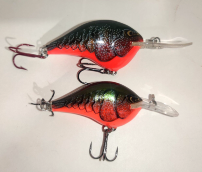 RAPALA OTT'S FISHING LURE CRAWDAD 10 and 6 feet Divers | eBay