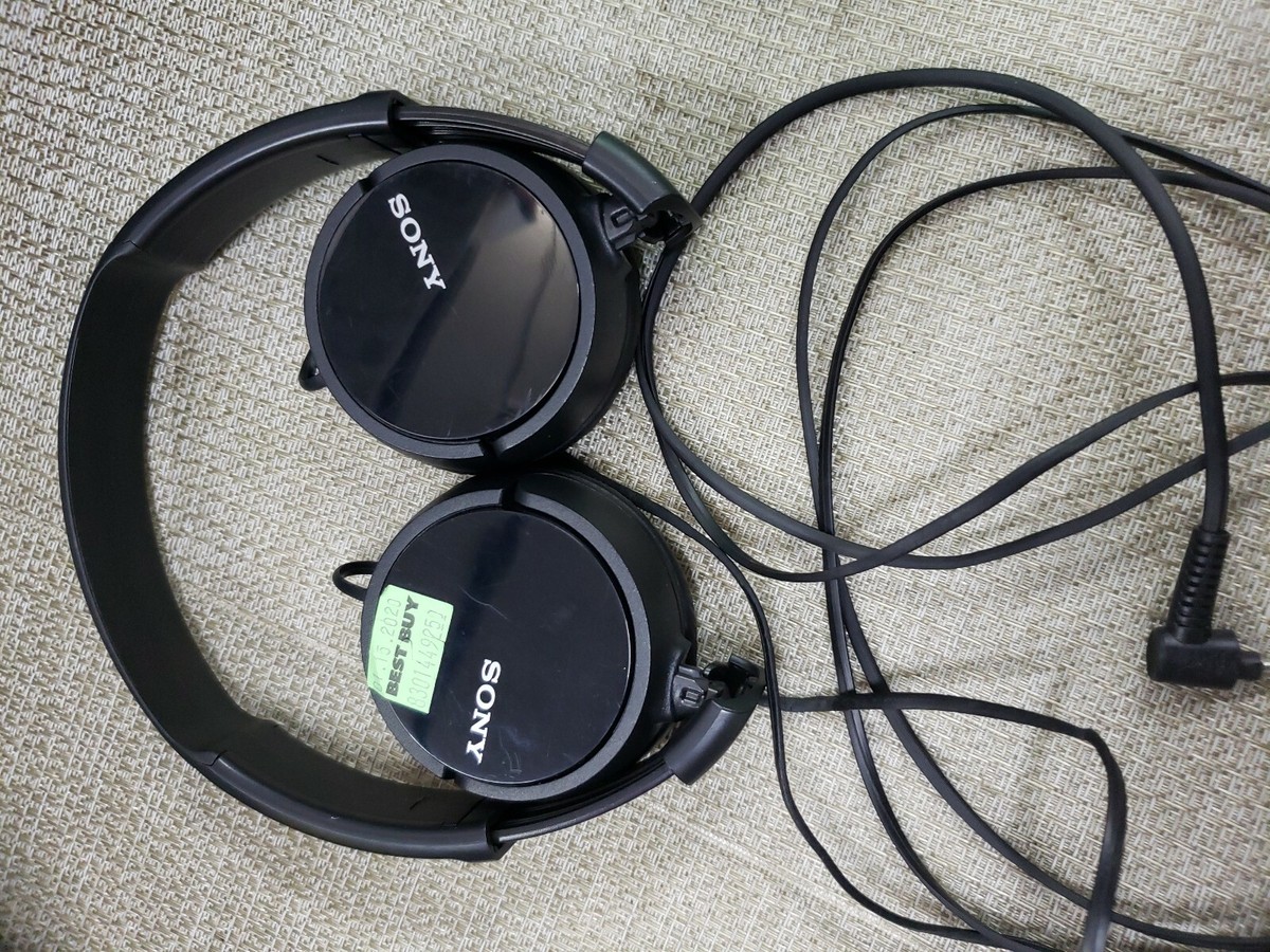 EBONY 大判 ワイド 4×5 動作OK WW8369 Sony Wired On-Ear Headphones Black, 30mm Drivers