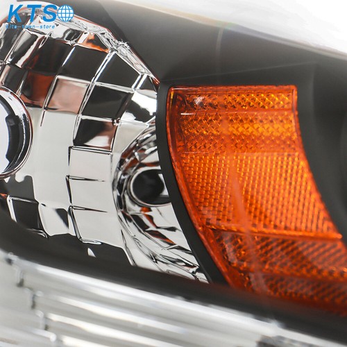 Pair For Honda Accord Sedan 2013 2014 2015 Halogen w/LED DRL Headlights Headlamp - Picture 9 of 16