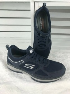 navy memory foam shoes
