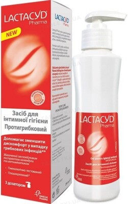 Lactacyd Intimate Hygiene Product Antifungal Cleansing Body Care 250 ml./8.4 oz.