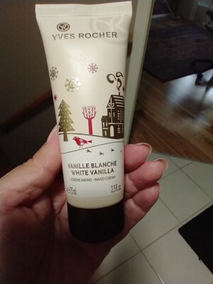 YVES ROCHER VANILLE BLANCHE hand cream 75 ml NEW DISCONTINUED