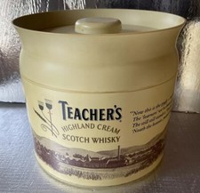 Teacher’s Teachers Scotch Whisky Ice Bucket  Vintage Retro Man cave